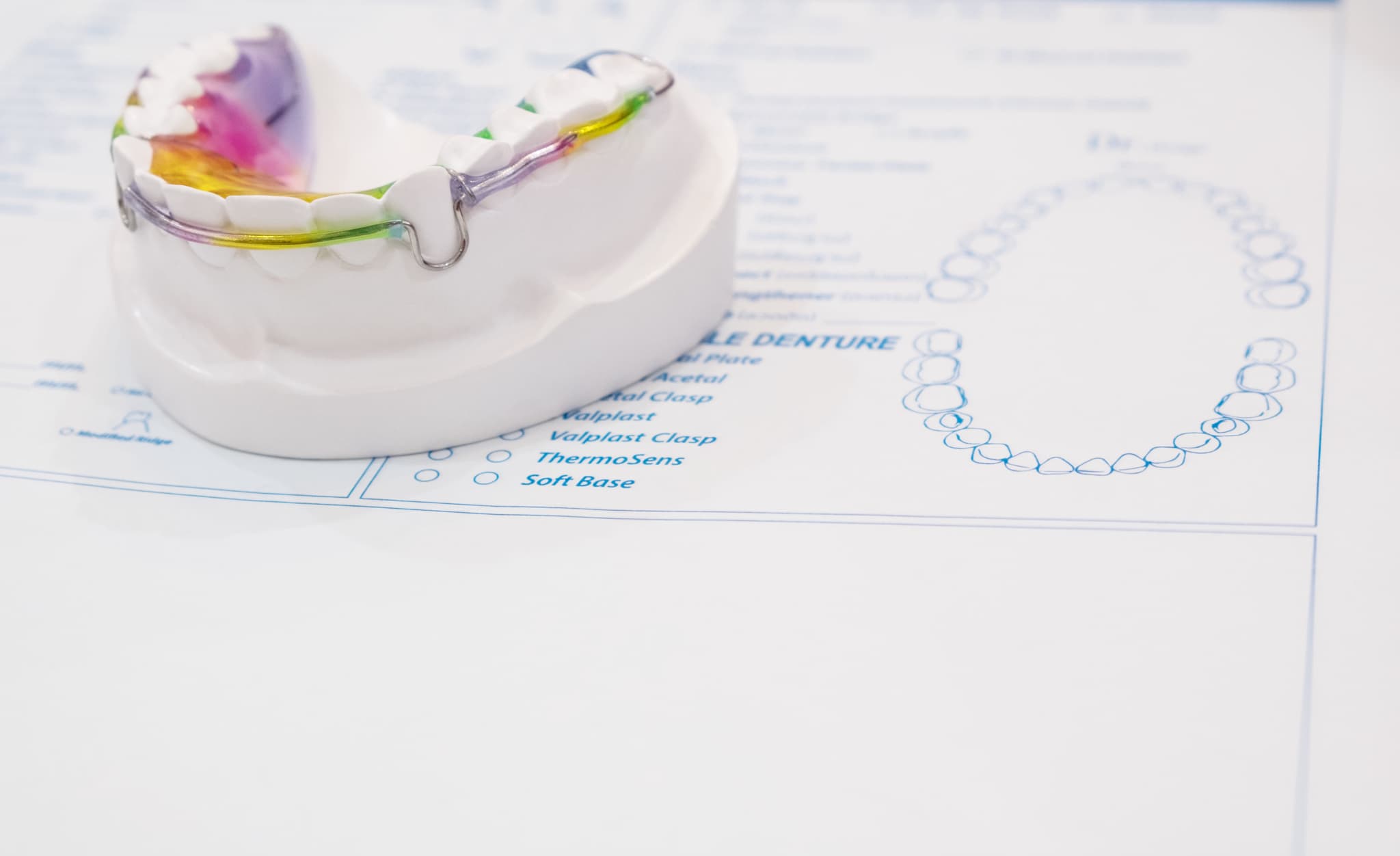 床矯正の治療イメージ