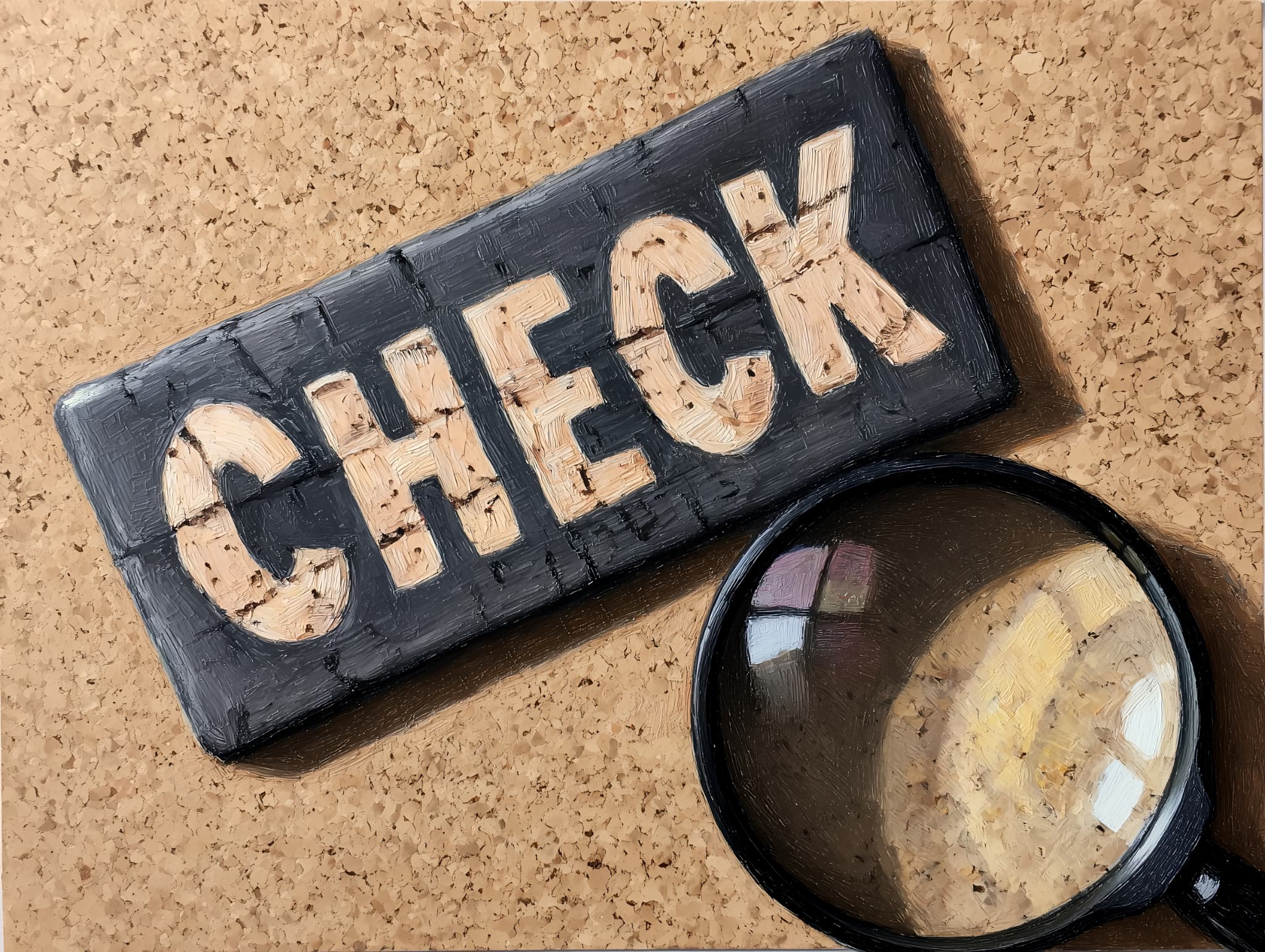 前歯の裏側が虫歯になっていないかチェックする方法を伝えるイメージ